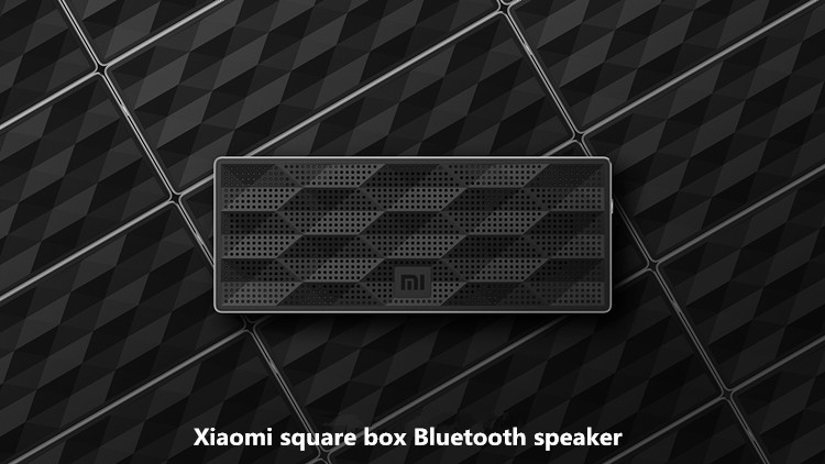 xiaomi mi bluetooth portable square box speaker (black)