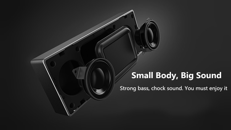 xiaomi mi bluetooth portable square box speaker (black)