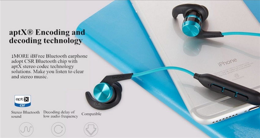 xiaomi 1more ibfree ipx4 waterproof bluetooth in-ear headphones