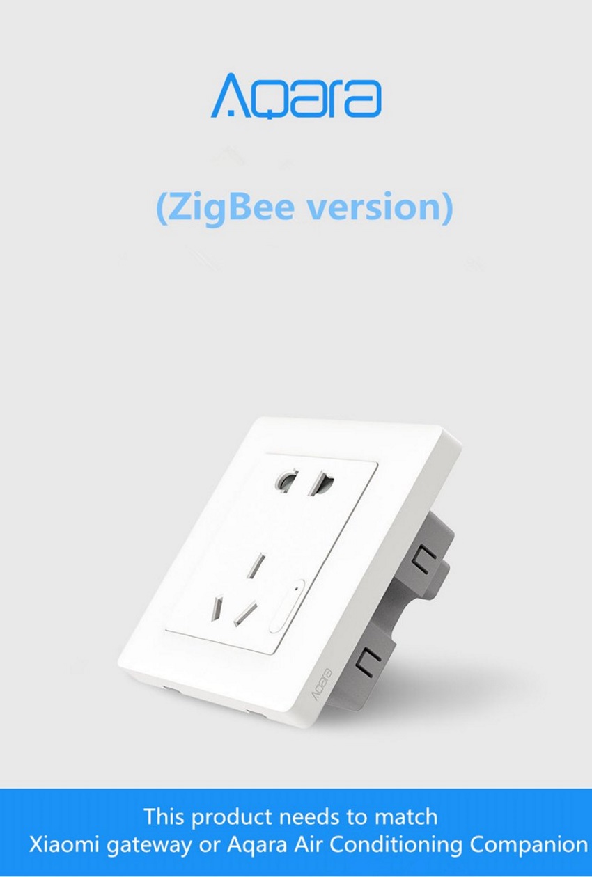 xiaomi aqara zigbee smart wall socket