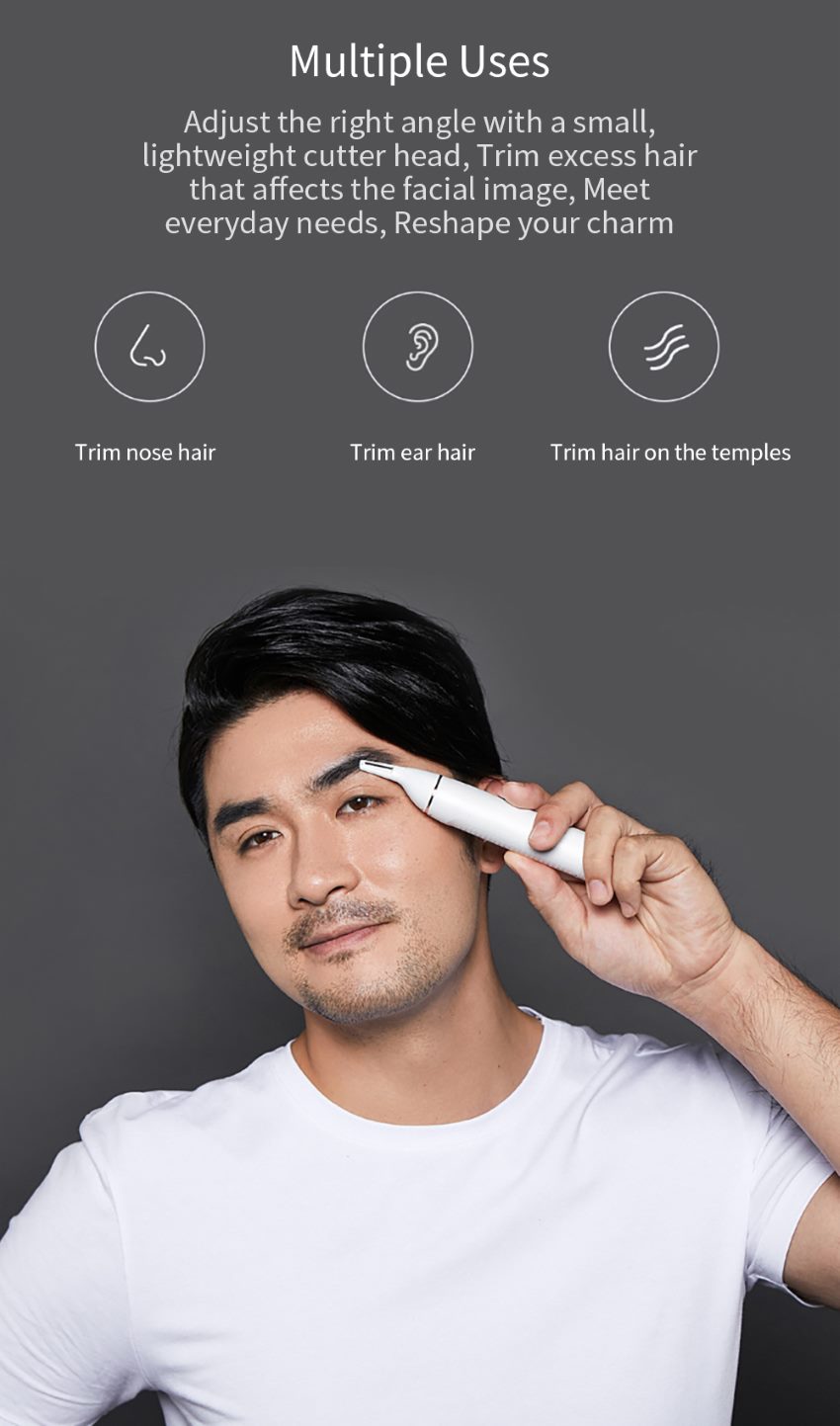 xiaomi soocas ipx5 waterproof electric vibrissac hair scissors