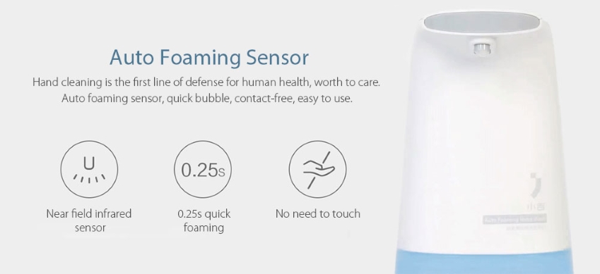 xiaomi minij auto foaming hand wash soap dispenser