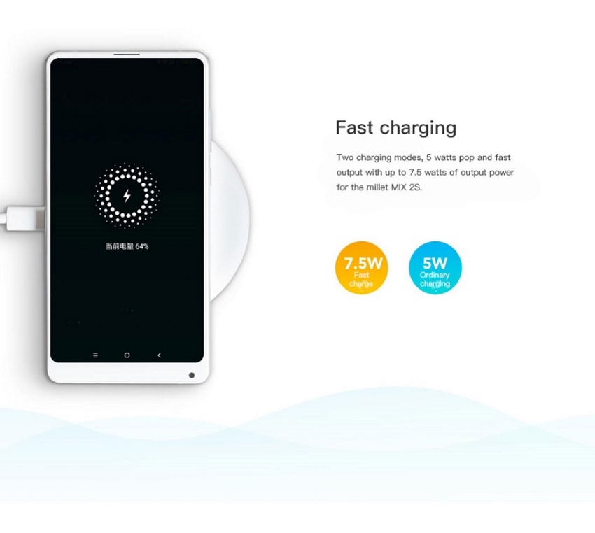 Xiaomi Mi 7.5W Quick Charge 3.0 Qi Fast Wireless Charger