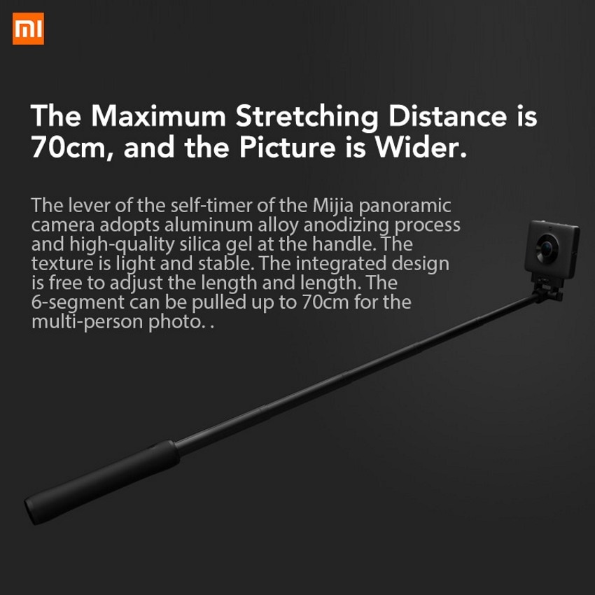 xiaomi mijia 360 sphere camera bluetooth selfie stick