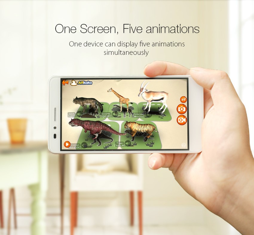 digoo bb-cq1 augmented reality ar education interactive cards 108pcs