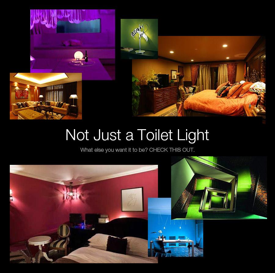 digoo dg-tl250 multi-color motion sensor led toilet night light
