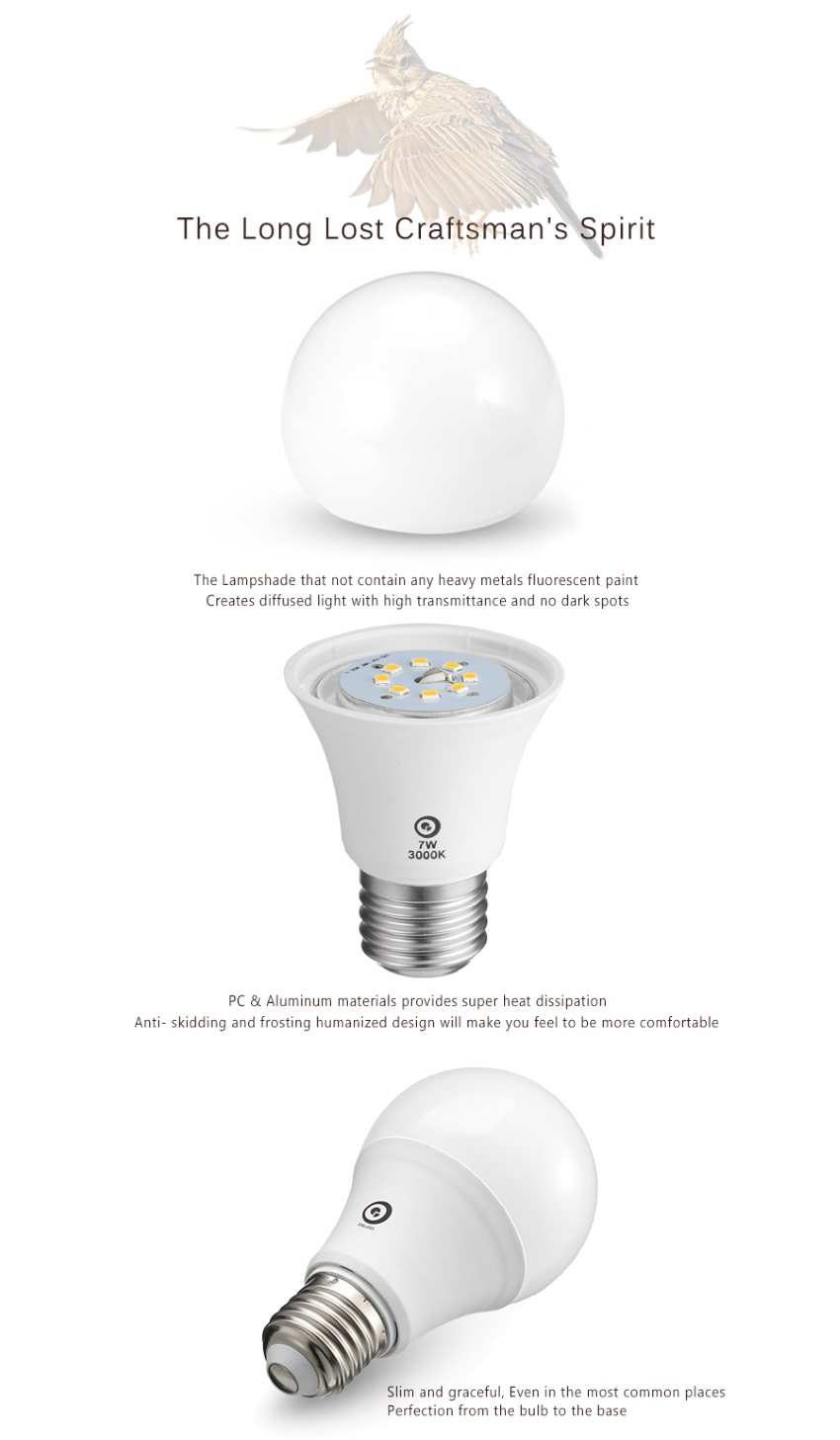 digoo lark series smd 2835 led globe bulb