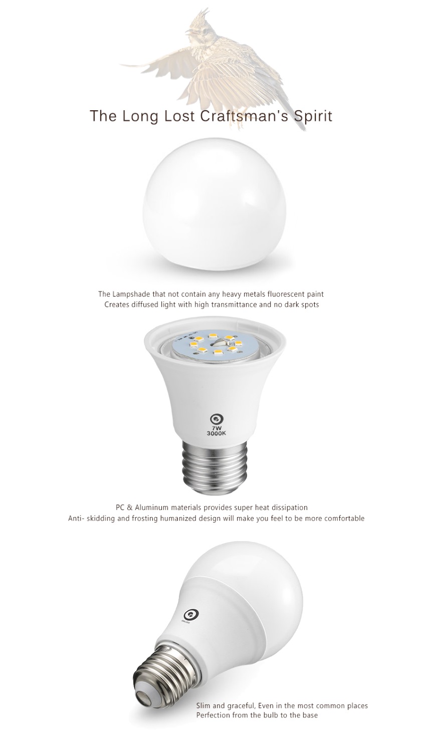 digoo lark series smd 2835 led globe bulb