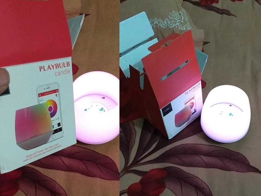 mipow playbulb smart bluetooth led candle with fragrance