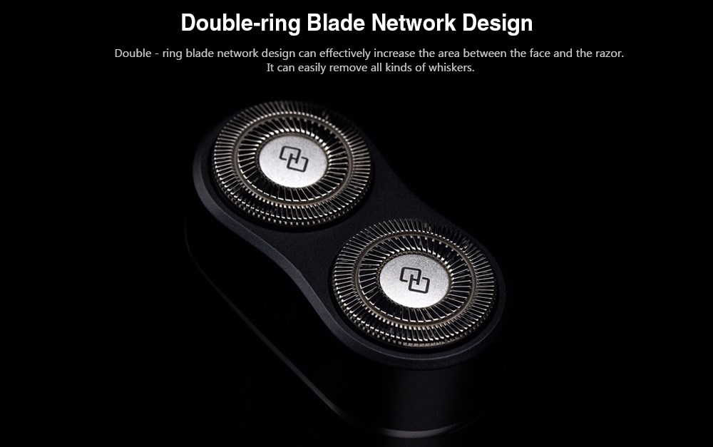 xiaomi zhibai dual blade mini rechargeable dry and wet shaver