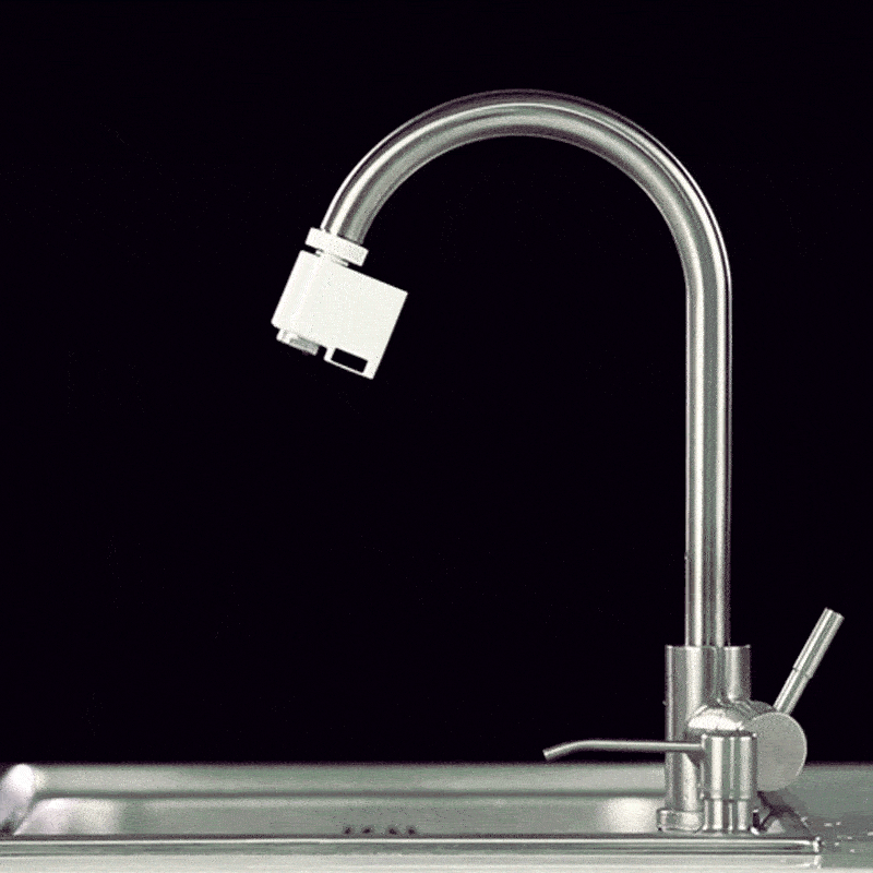 xiaomi zajia infrared motion sense automatic water saving faucet tap swivel adapter