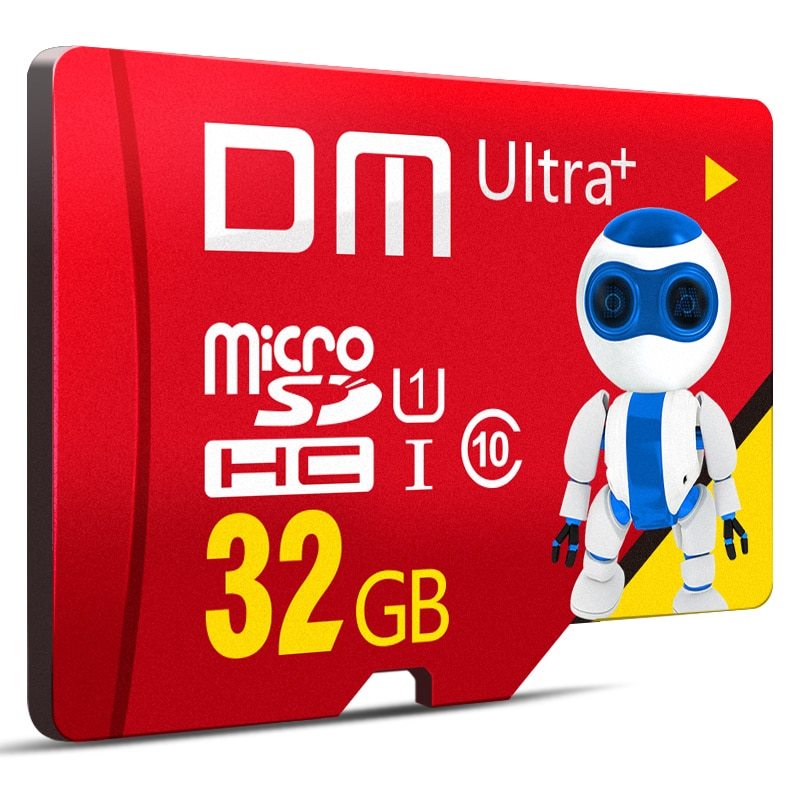 dm 32gb 4k microsdhc uhs-i ultra plus u1 class 10 card