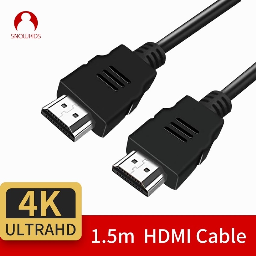 snowkids 4k hdmi to hdmi 1.5m cable with ethernet