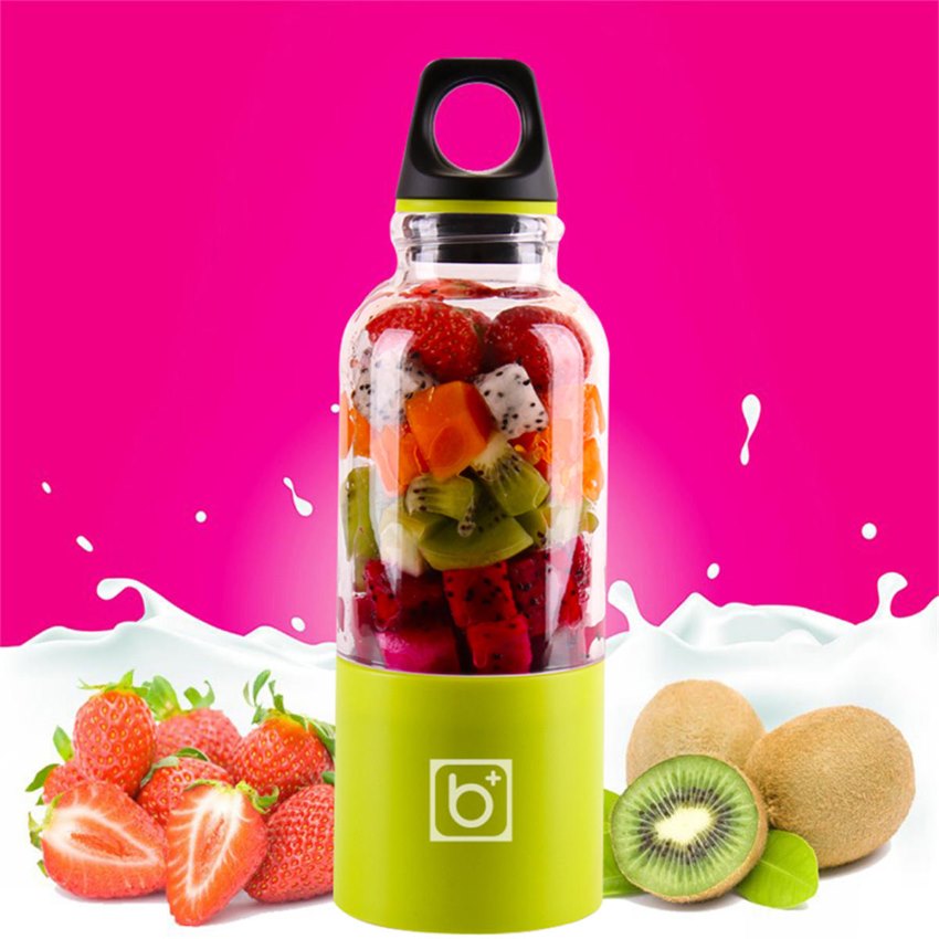 bingo 500ml portable 2600mah rechargeable vortex gym shaker fruit smoothie juicer blender (upgraded version)