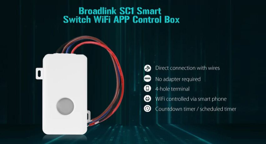 broadlink sc1 contros 10a 2500w smart wifi remote control switch