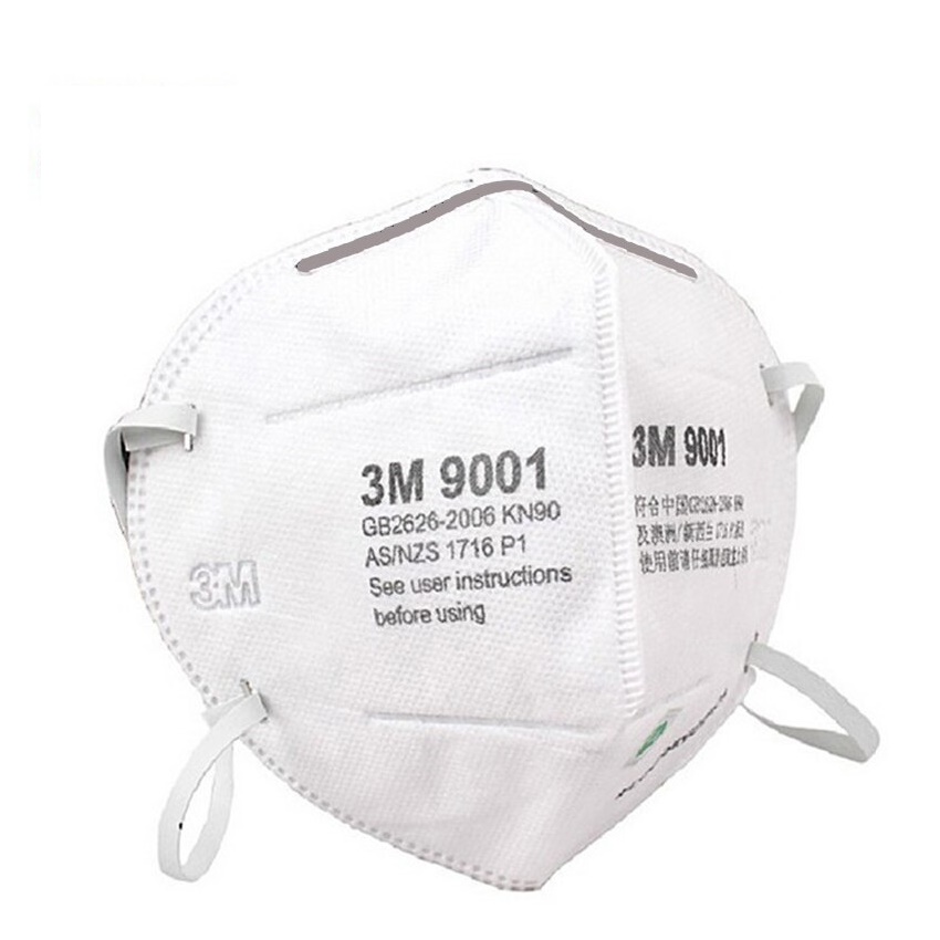 3m 9100 n95 pm2.5 particulate respirator dust smog flat fold style mask