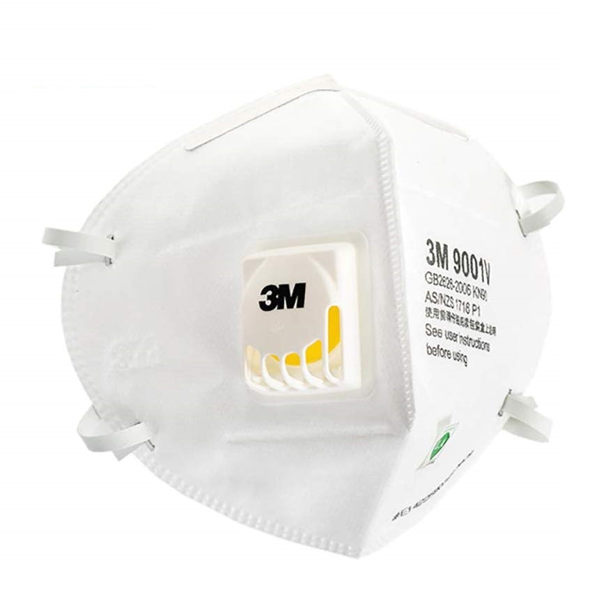 3m 9100v n95 pm2.5 particulate respirator dust smog flat fold style mask