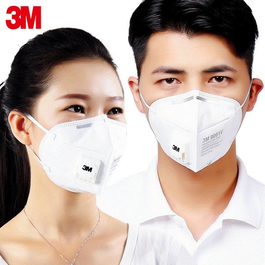 3m 9100v n95 pm2.5 particulate respirator dust smog flat fold style mask