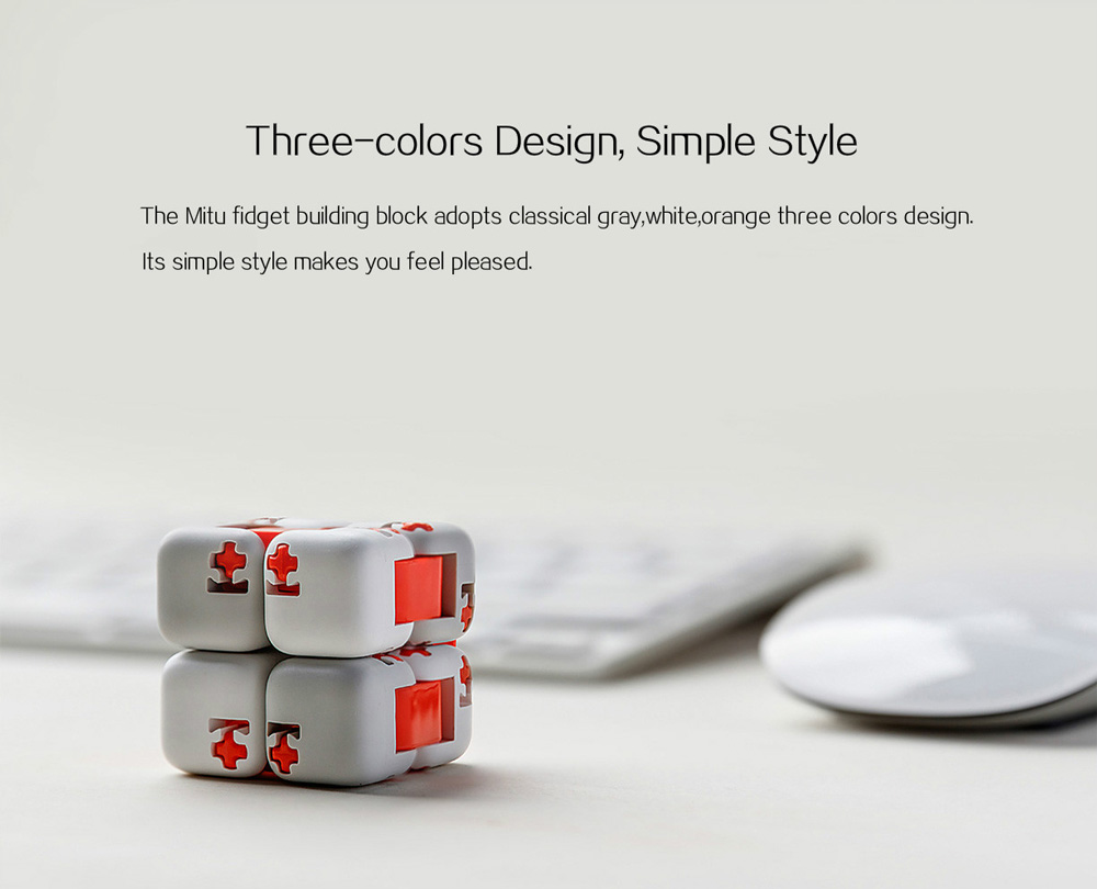 Xiaomi Mi Bunny Mitu Fidget Building Blocks Stress Reliever Focus Gift Toys - White