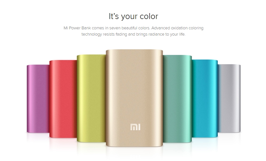 xiaomi mi power bank 5200mah