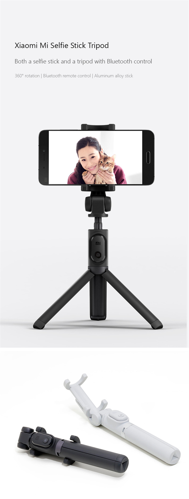Xiaomi Mi 3 in 1 Monopod Tripod Bluetooth Selfie Stick
