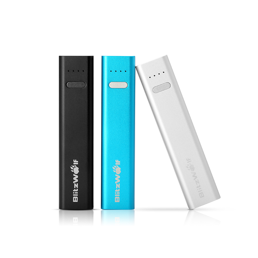 blitzwolf bw-p2 3350mah fast charging mini power bank