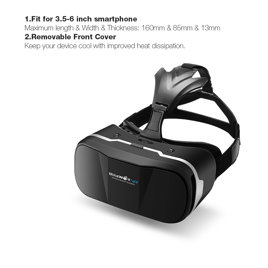 BlitzWolf BW-VR3 Virtual Reality 3D Glasses
