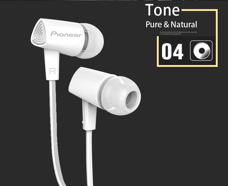 pioneer sec-cl31 stereo earphones