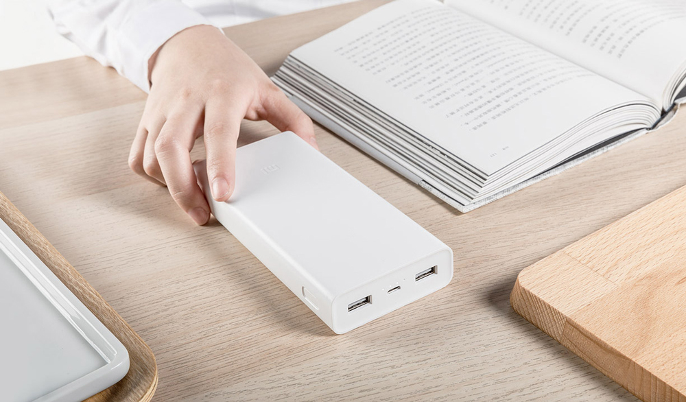 xiaomi mi power bank 20000mah 2c quick charge 3.0