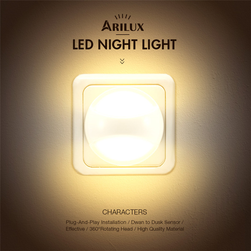 arilux rotatable led night light