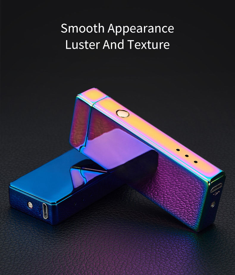 usb rechargeable windproof electronic dual plasma arc lighter