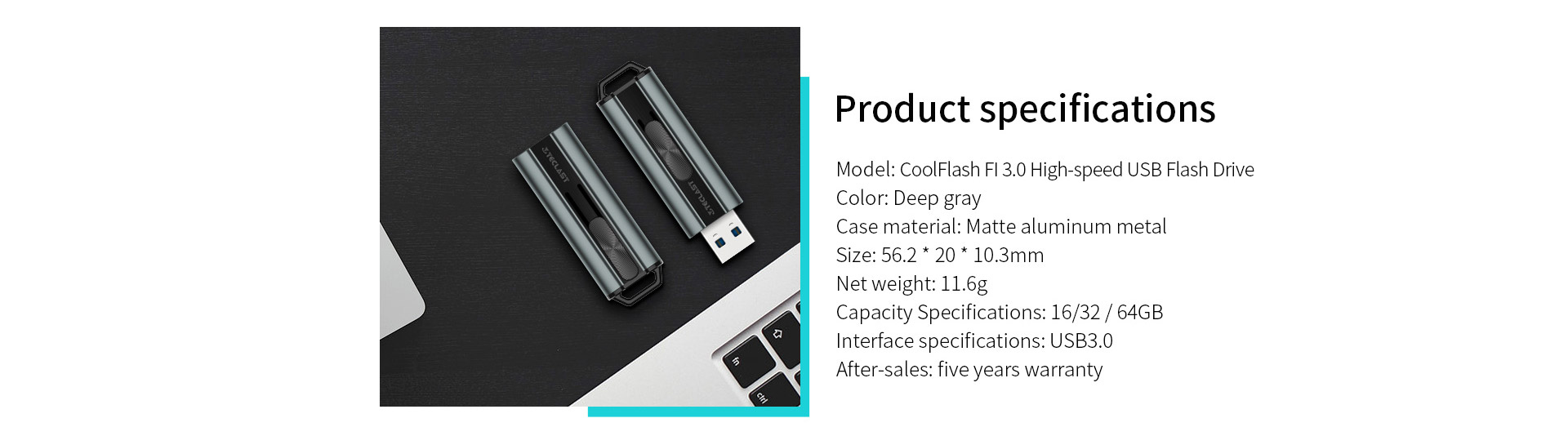 teclast coolflash fi3.0 waterproof high speed usb 3.0 flash drive