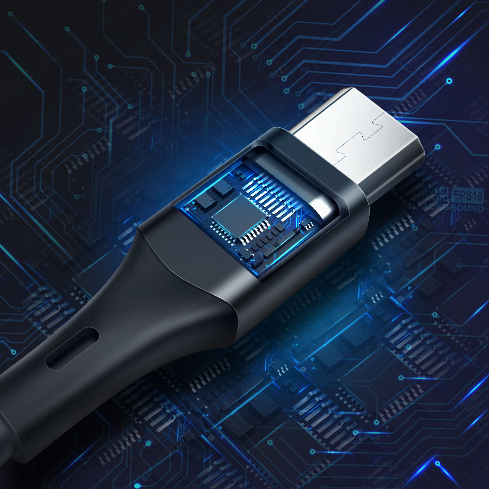 blitzwolf bw-mc12 micro usb 2a 0.3m quick charge 3.0 sync and charge cable