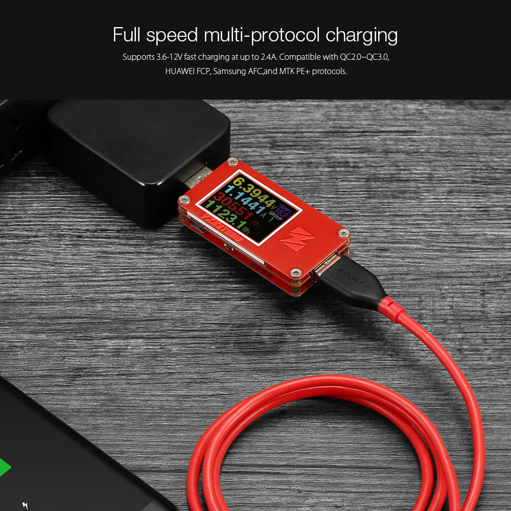 blitzwolf bw-mc11 ampcore ii micro usb 2.4a 1m quick charge 3.0 sync and charge cable