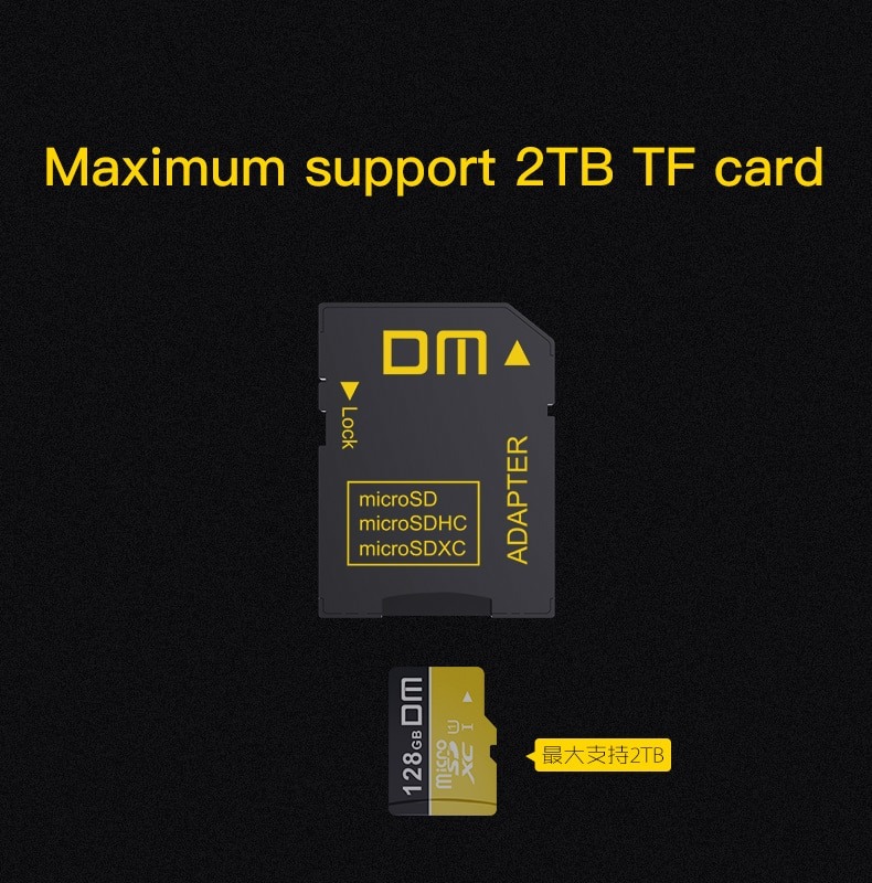 dm sd-t2 microsd microsdhc microsdxc memory card adapter jacket