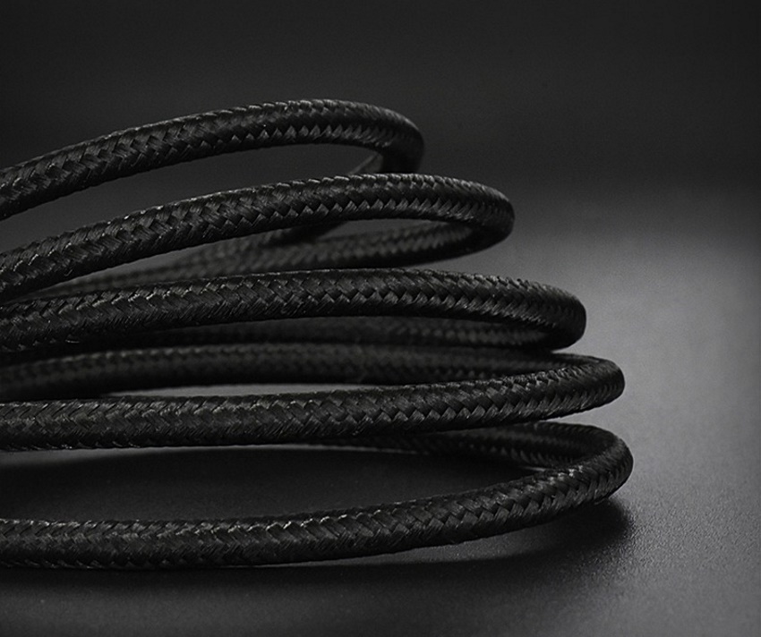 xiaomi zmi kevlar type-c 1m sync and fast charge braided cable with velcro tie strap and magnetic holders