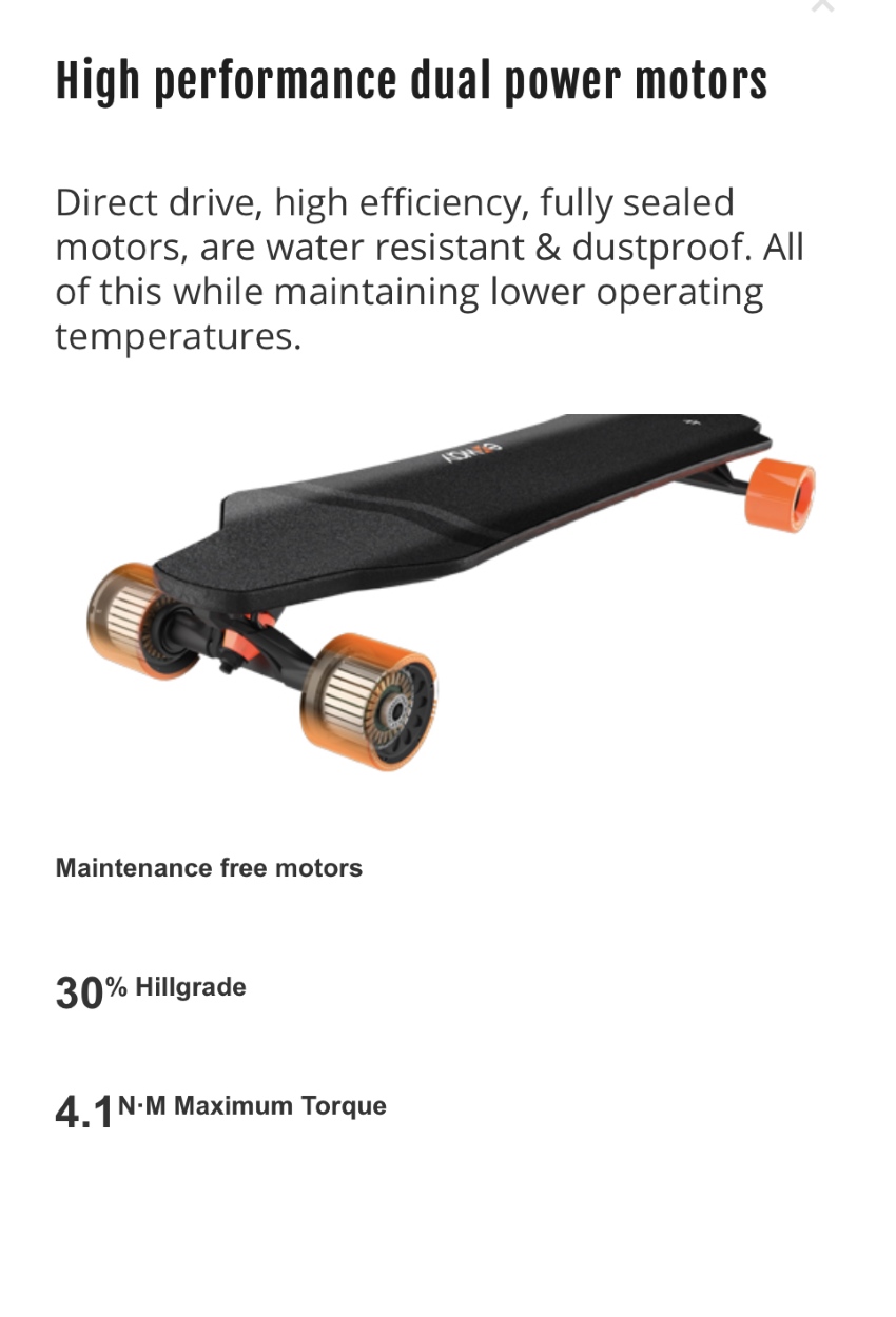 exway x1 professional electric skateboard