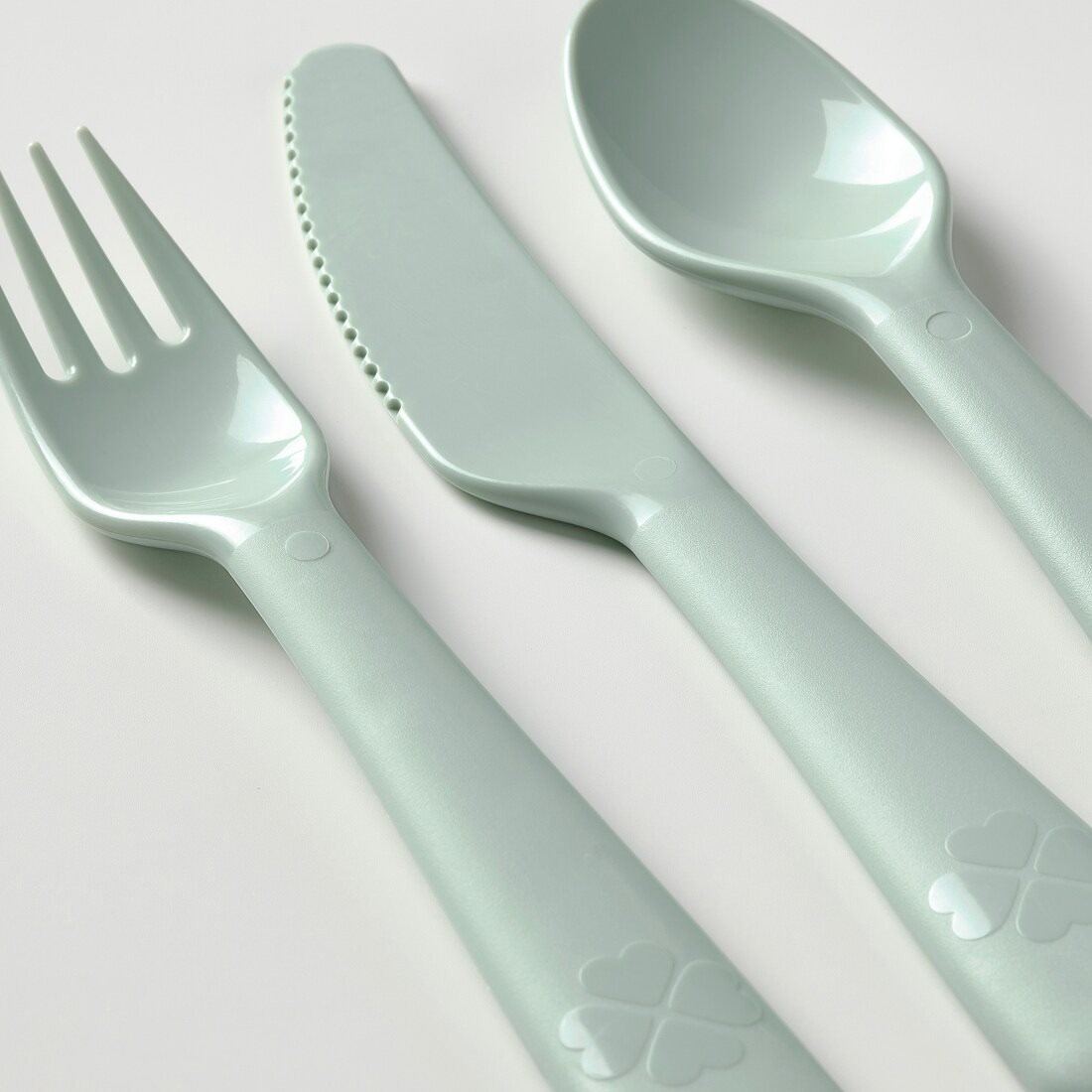 ikea kalas 18-piece cutlery set pastel colors