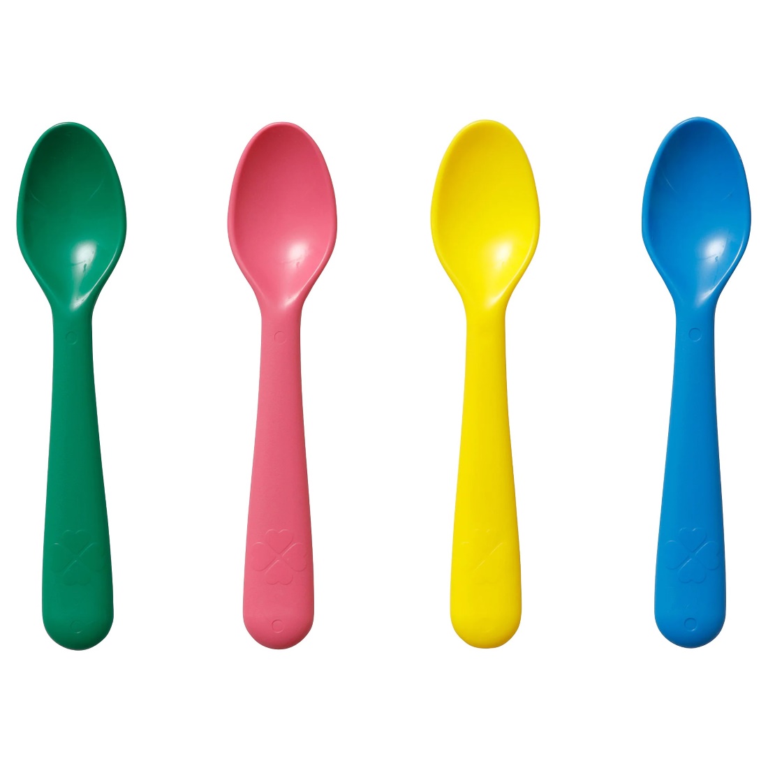 ikea kalas 4-piece spoon set bright colors