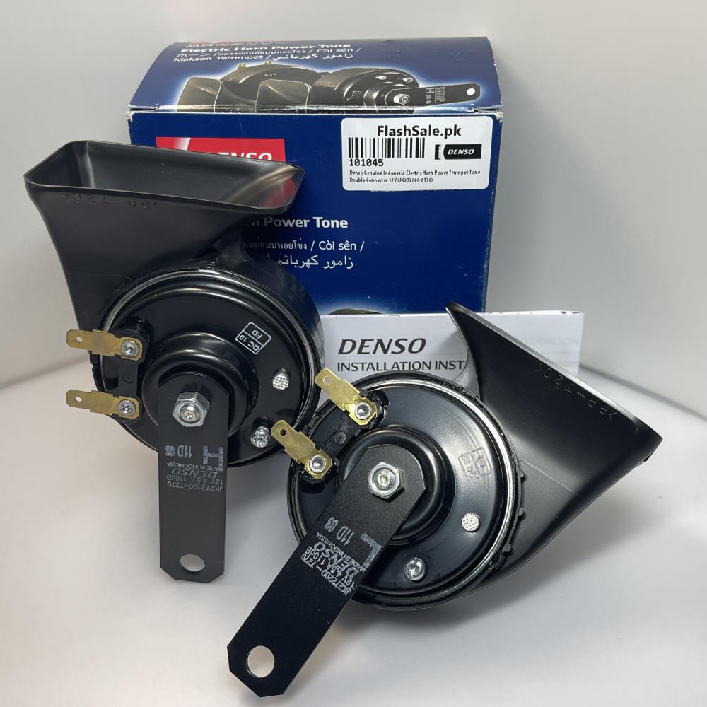 denso genuine indonesia double connector 12v electric horn power trumpet tone jk272000-6930