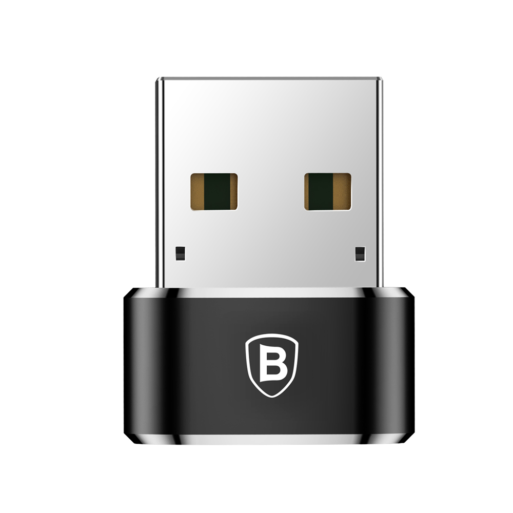 baseus 5a type-c female to usb-a male data sync and fast charging converter otg adapter