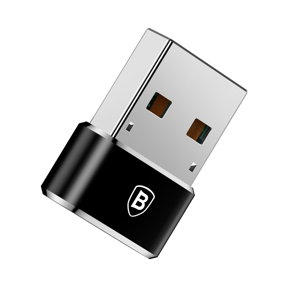 baseus 5a type-c female to usb-a male data sync and fast charging converter otg adapter