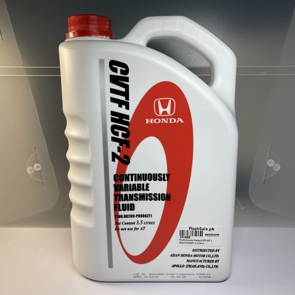 honda genuine thailand cvtf hcf-2 continuously variable transmission fluid hcf-2 3.5 liters 08269-p9908zt1