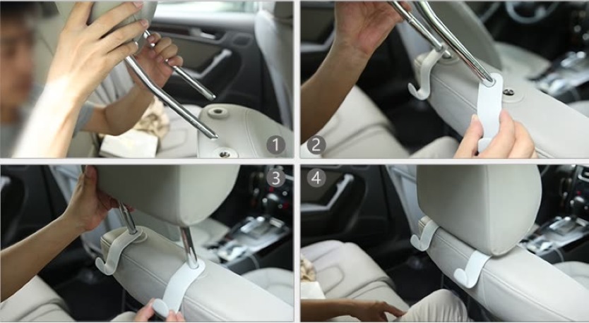 ugreen 2-pcs car seat hanger
