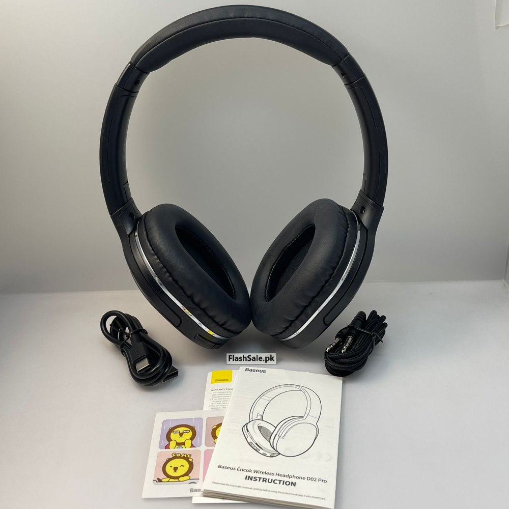 baseus encok d02 pro dual mode bluetooth v5.3 wireless and wired hifi foldable headphones