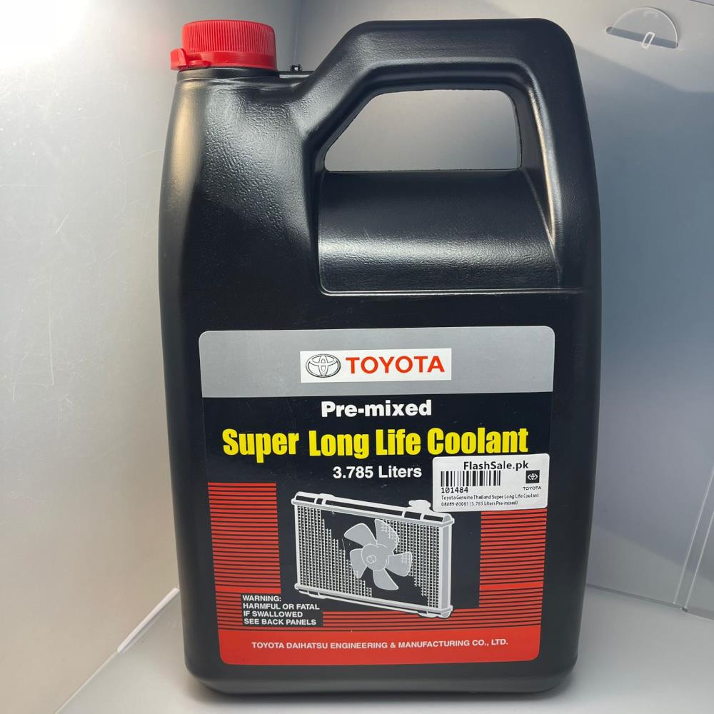 toyota genuine thailand pre-mixed super long life coolant 3.785 liters 08889-80061