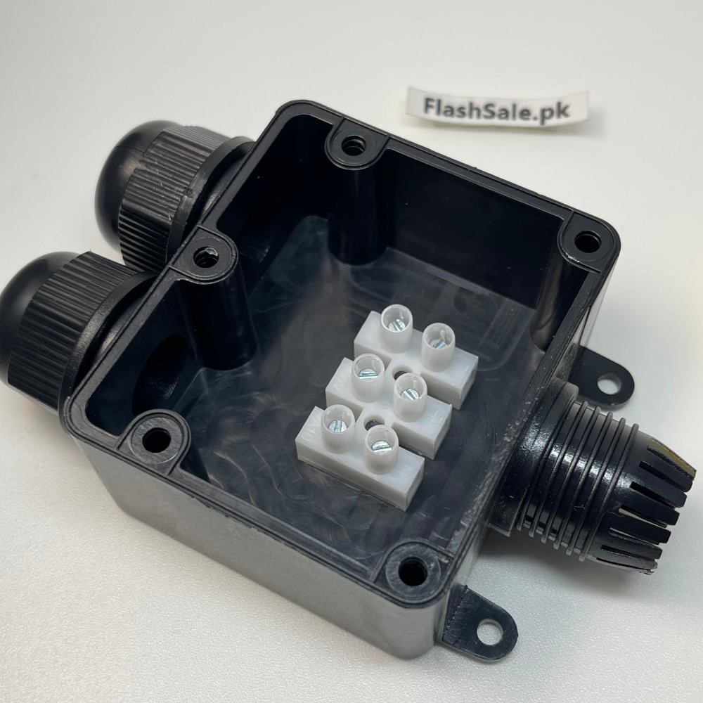 z and x g712 ip68 waterproof 450v 24a outdoor electrical junction box with 4-9mm variable width wire rubber ring sealers